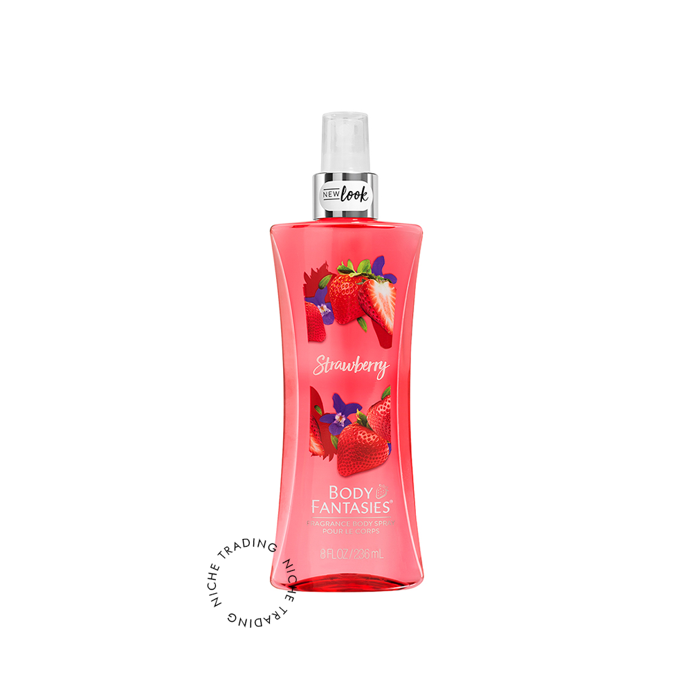 Body Fantasies Signature Strawberry Body Spray 236ml - Body Fantasies | Niche Trading Qatar