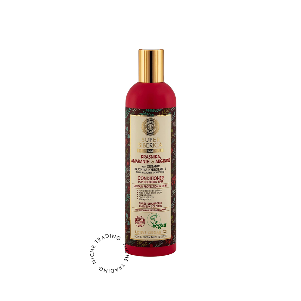 Super Siberica Krasnika, amaranth & arginine. Conditioner for Coloured Hair, 400ml