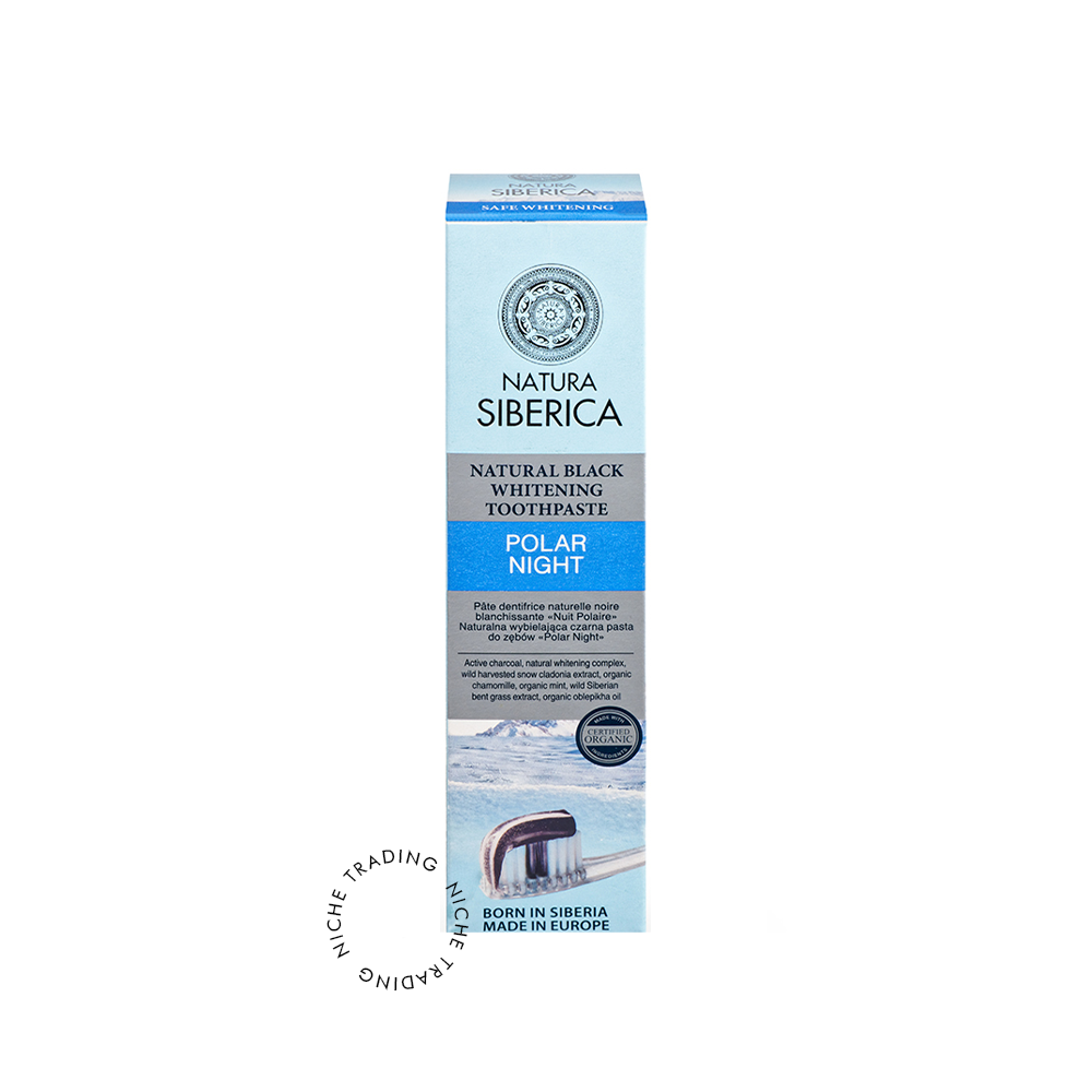 NS Natural black whitening toothpaste "Polar Night", 100g