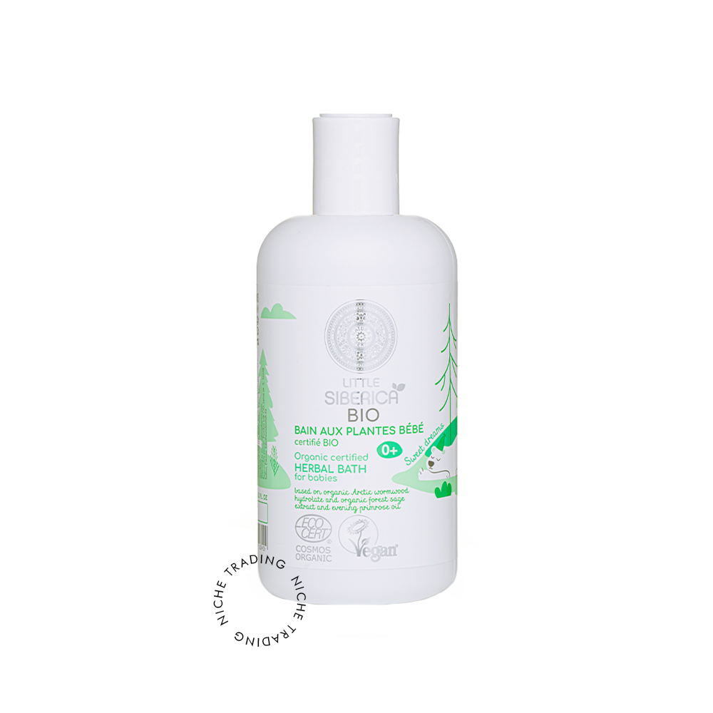 Little Siberica. Organic certified Herbal bath for babies, 250ml