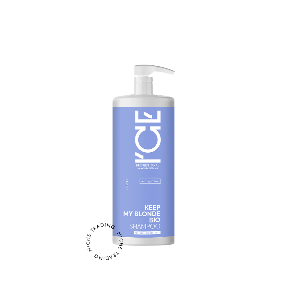 Ice by Natura Siberica. Keep My Blonde Shampoo Anti-yellow, 1000ml - Ice | Niche Trading Qatar