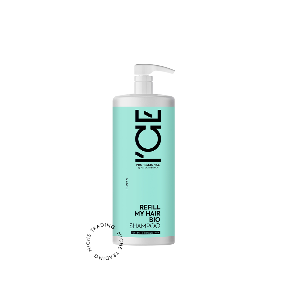 Ice by Natura Siberica. Refill My Hair Shampoo, 1000ml - Ice | Niche Trading Qatar