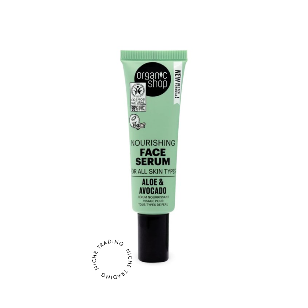 OS Nourishing Face Serum for all skin types Avocado and Aloe, 30ml