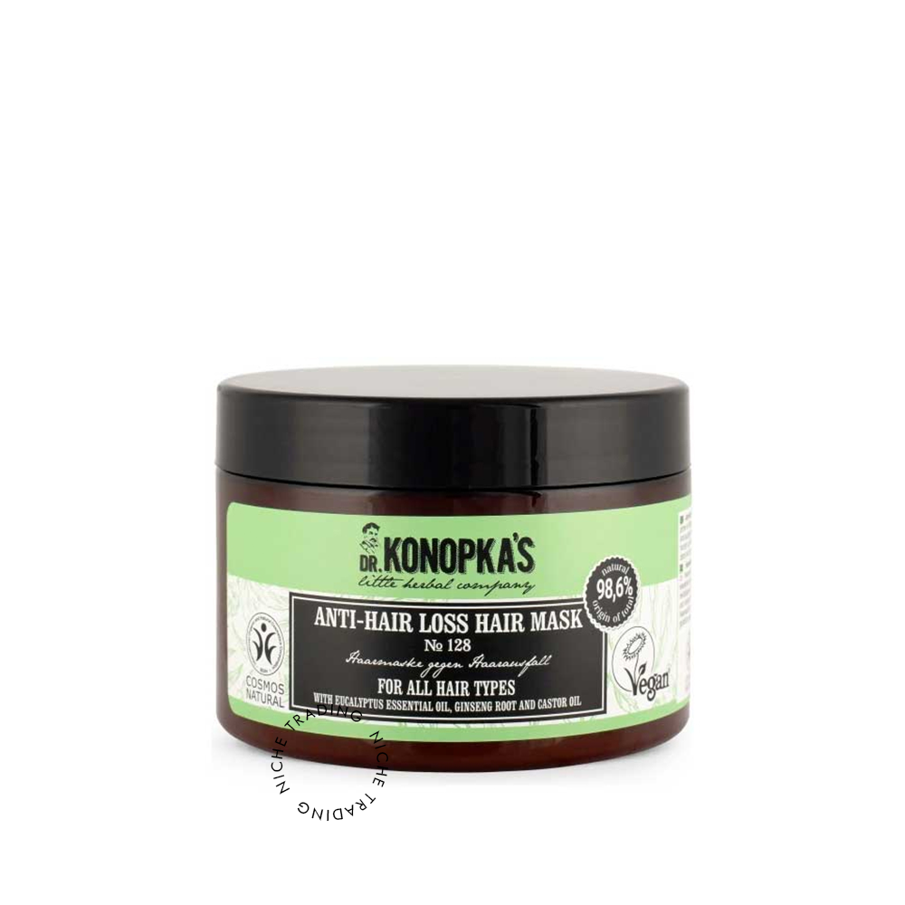Anti-Hair Loss Hair Mask №128 for All Hair Types 300ml - Dr. Konokpa | Niche Trading Qatar