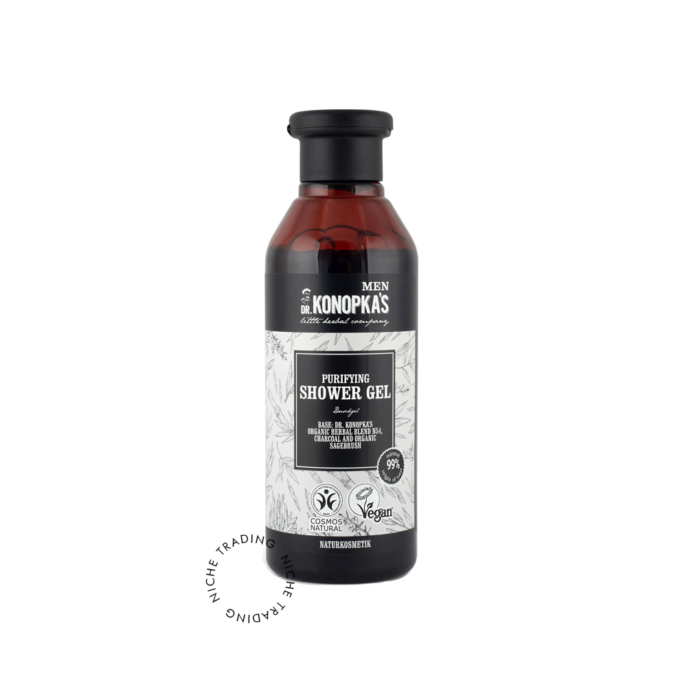 Men Purifying Shower Gel, 280ml - Dr. Konokpa | Niche Trading Qatar