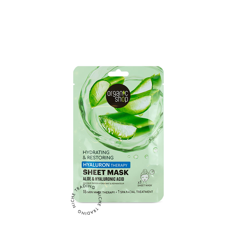 OS. Hyaluron Therapy Sheet Mask. Aloe & Hyaluronic acid, 1 pc