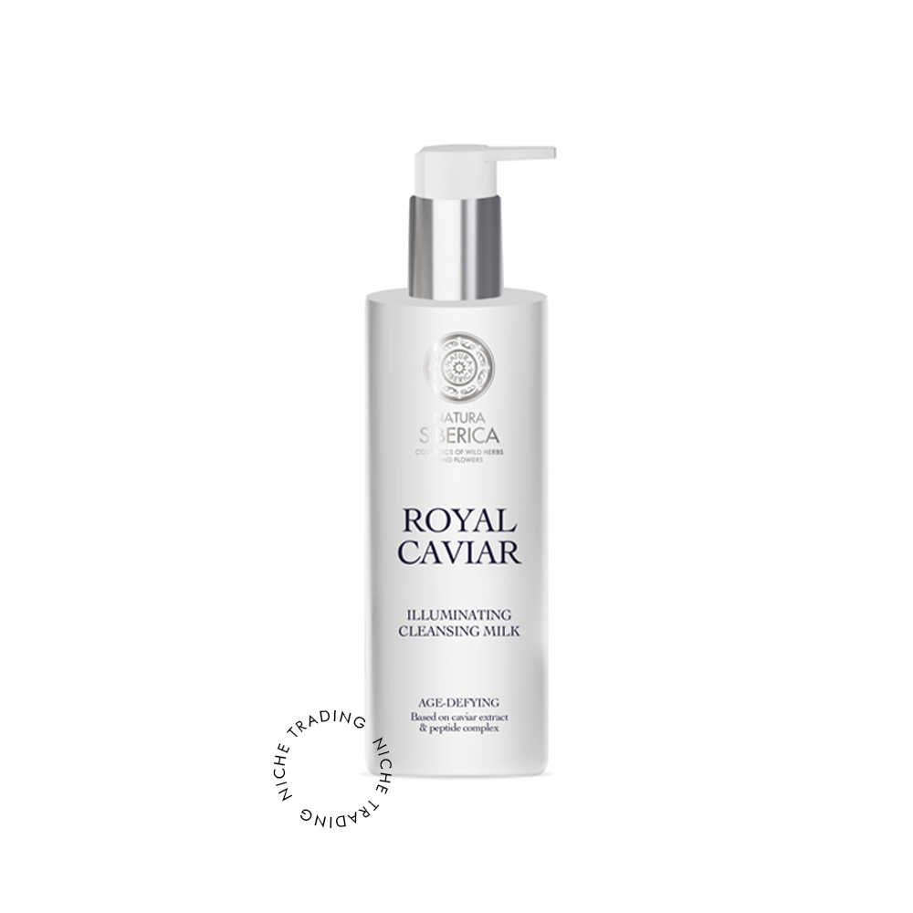 Royal Caviar Illuminating Cleansing Milk, 200ml - Natura Siberica | Niche Trading Qatar