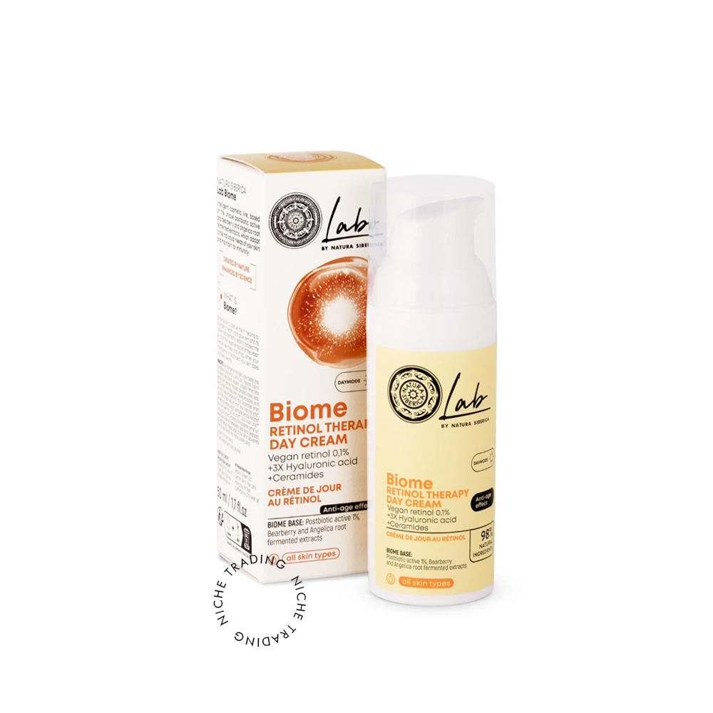 Lab by NS. Biome. Retinol Therapy Day Face Cream, 50ml - Natura Siberica | Niche Trading Qatar