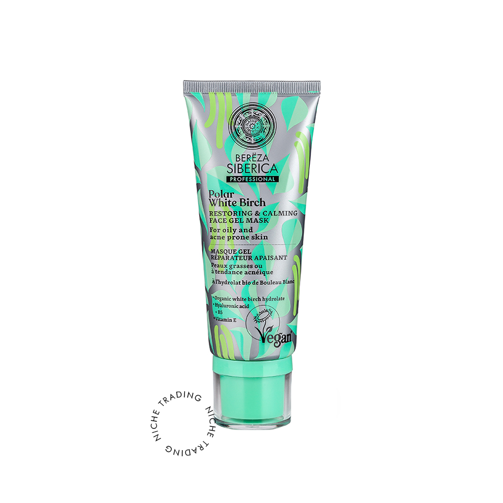 Polar White Birch Restoring & Calming face gel mask, 100ml