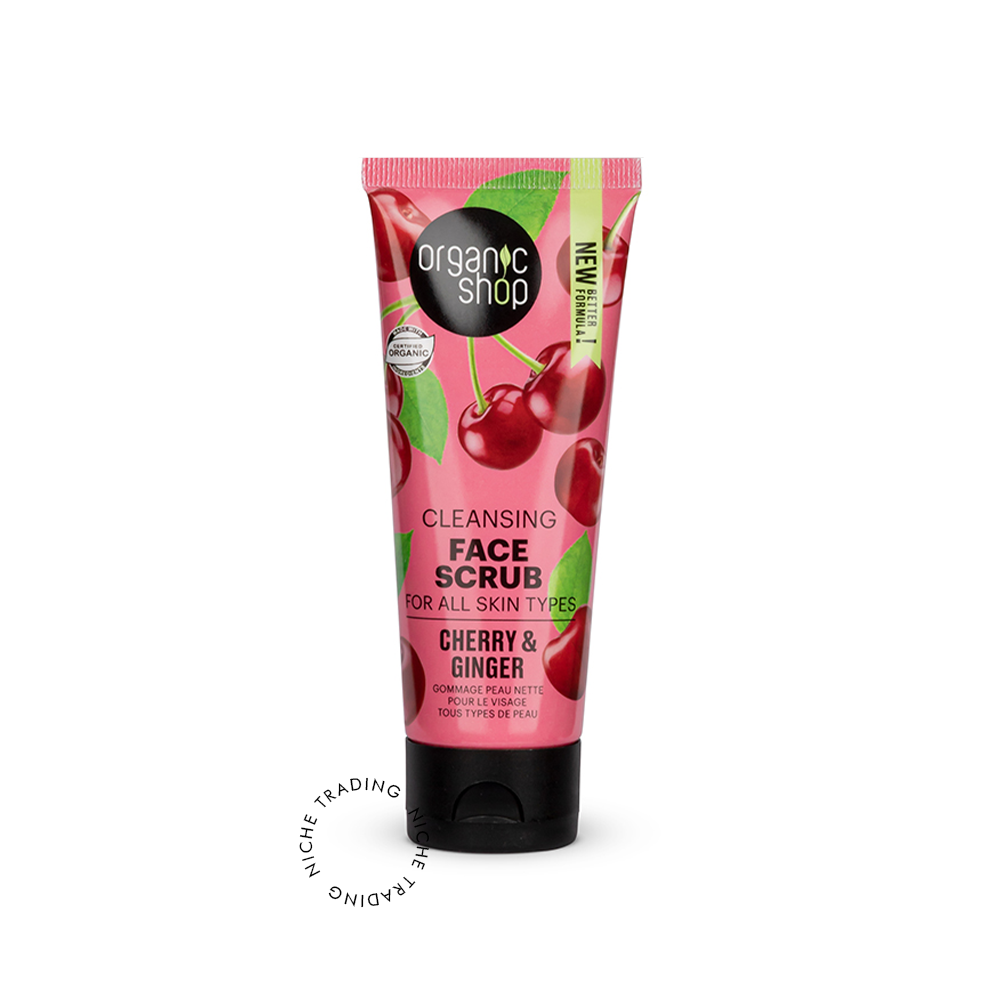OS Cleansing Face Scrub for all skin types Cherry and Ginger, 75ml