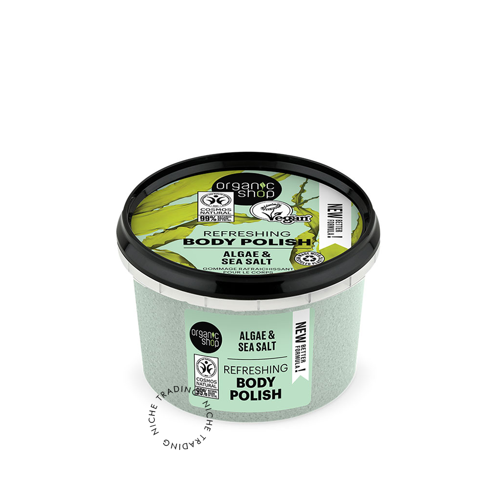 OS Refreshing Body Polish Algae, 250ml - Organic Shop | Niche Trading Qatar