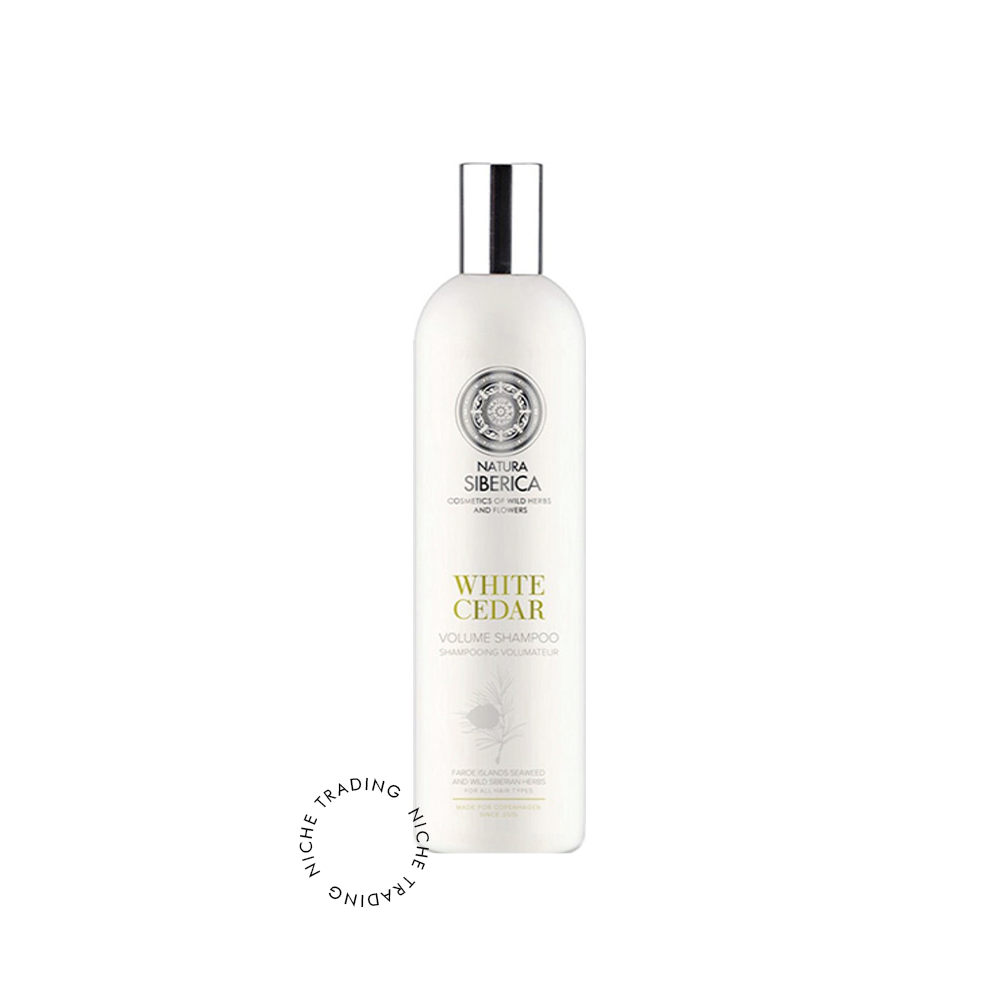 NS Copenhagen Volume Shampoo White Cedar, 400ml - Natura Siberica | Niche Trading Qatar