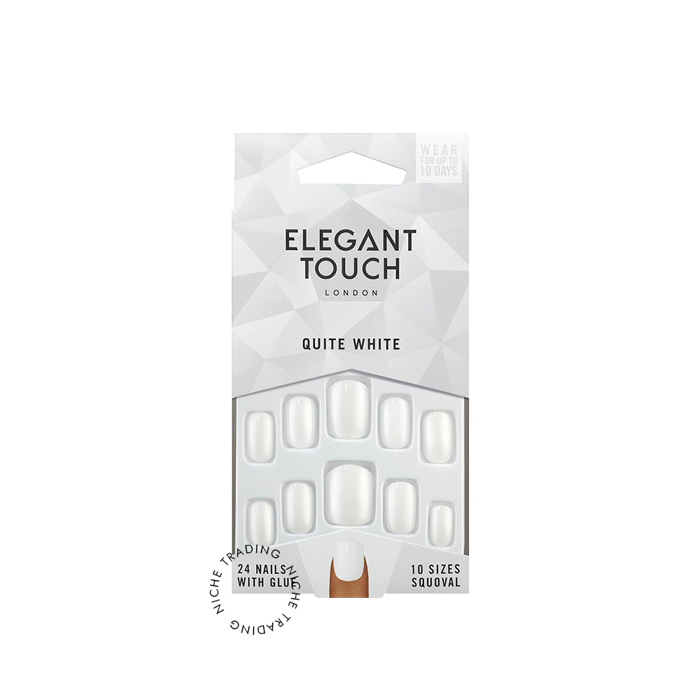 Elegant Touch Quite White Nails - Elegant Touch | Niche Trading Qatar