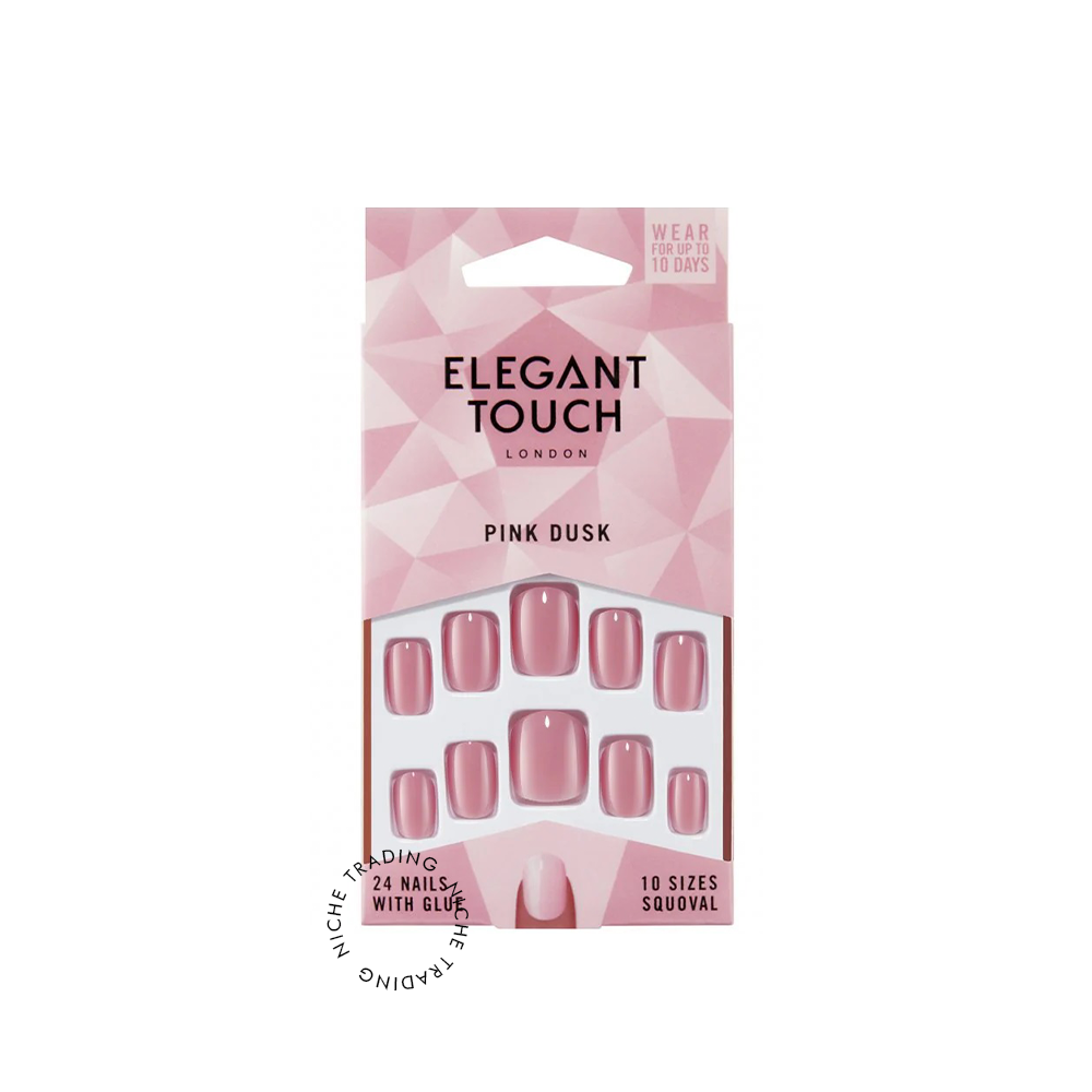 Elegant Touch Pink Dusk Nails - Elegant Touch | Niche Trading Qatar