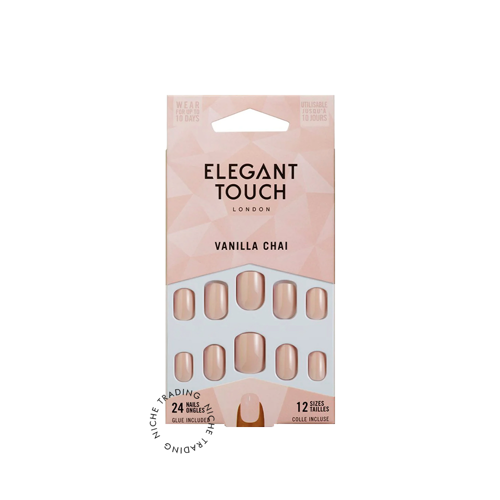 Elegant Touch Vanilla Chai Nails - Elegant Touch | Niche Trading Qatar