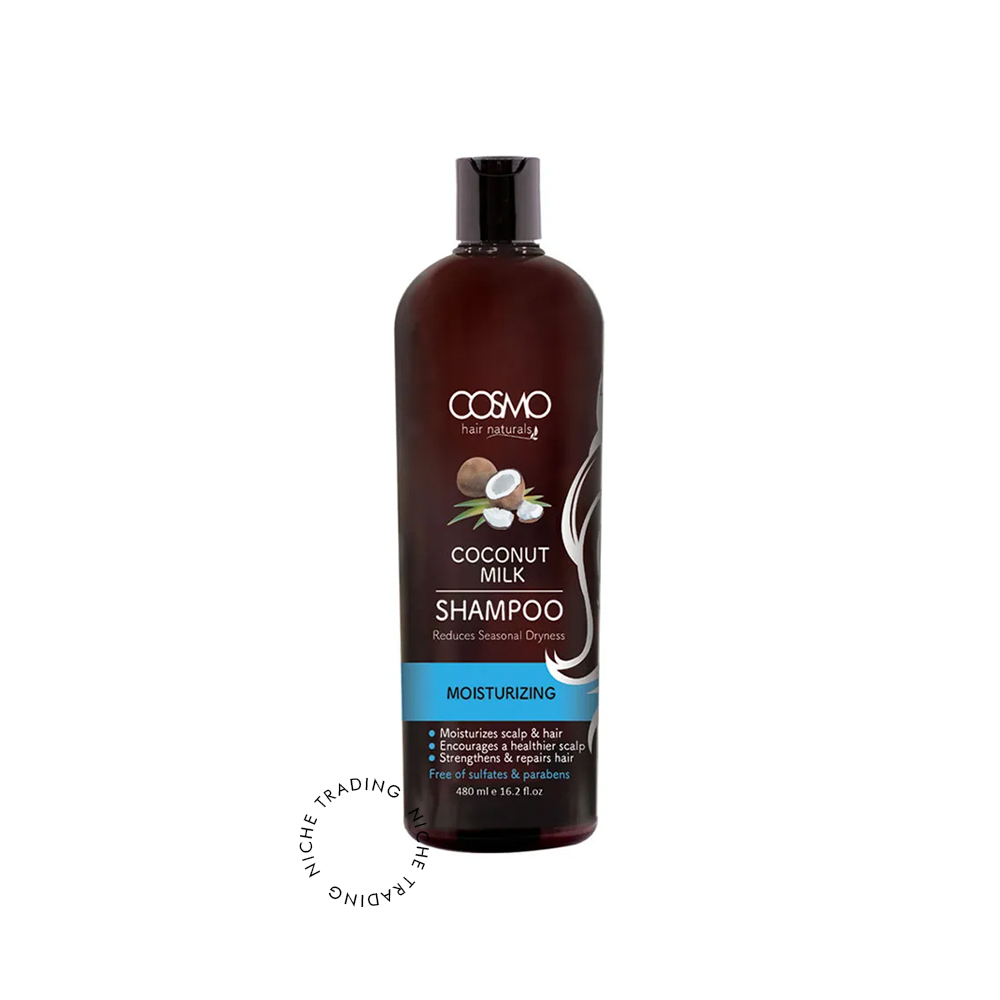 Coconut Milk Shampoo 480ml - Cosmo | Niche Trading Qatar