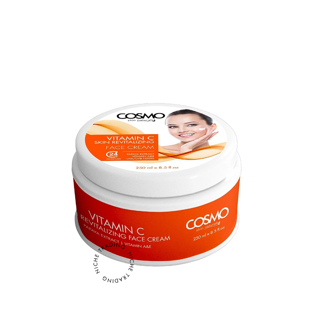 Cosmo Vitamin C Skin Revitalizing Face Cream 250ml - Cosmo | Niche Trading Qatar