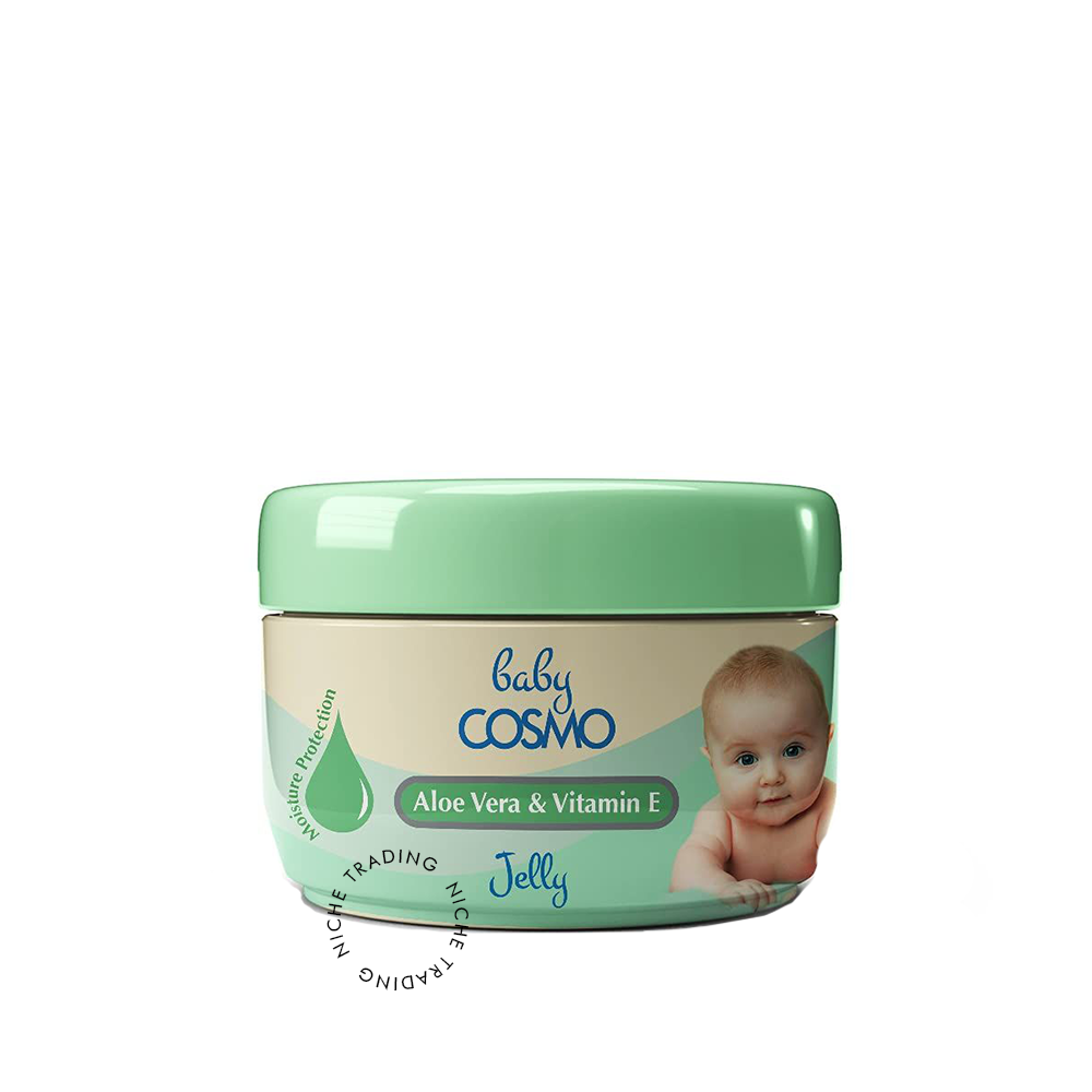 Cosmo Baby Jelly Alovera & Vitamin E 300ml - Cosmo | Niche Trading Qatar