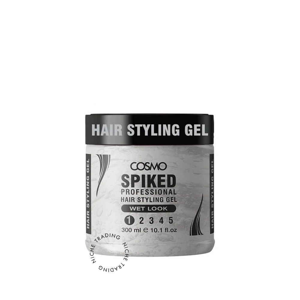 Cosmo Spiked Hair Styling Gel Wet Look 300ml - Cosmo | Niche Trading Qatar