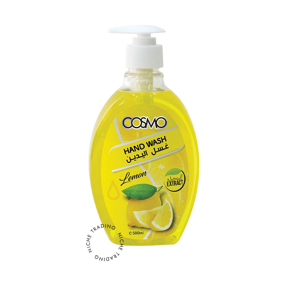 Cosmo Hand Wash Lemon 500ml - Cosmo | Niche Trading Qatar