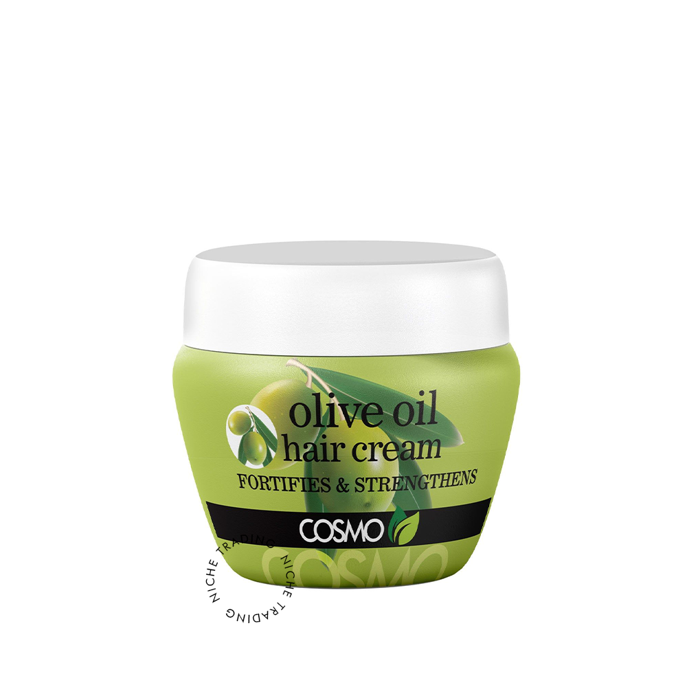 Cosmo Hair Cream Olive Oil Fortifying & Strengthen 500ml - Cosmo | Niche Trading Qatar