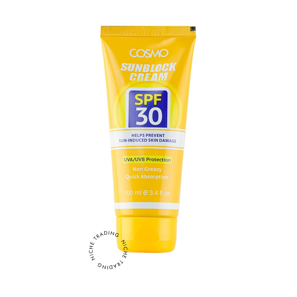 Cosmo Sunblock Cream 100ml Spf30 - Cosmo | Niche Trading Qatar