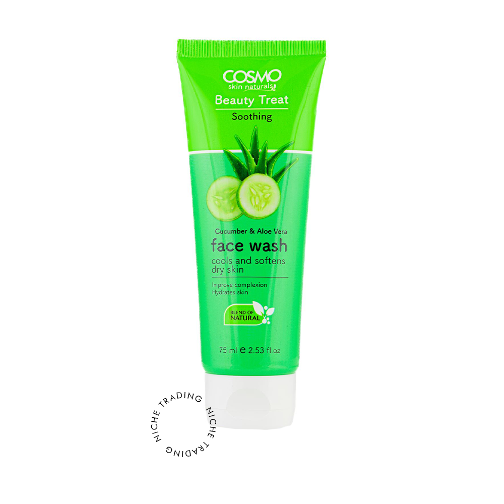 Cosmo Cucumber & Aloe Vera Face Wash 75ml - Cosmo | Niche Trading Qatar