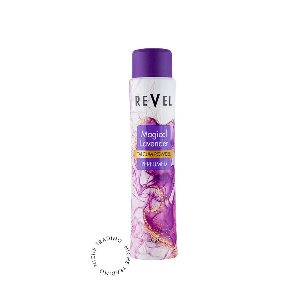 Magical Lavander Talcum Powder 400gm (revel Series) - Revel | Niche Trading Qatar