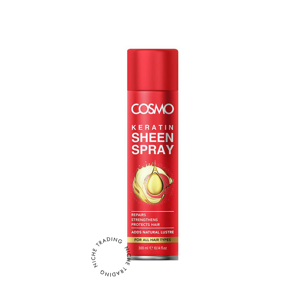 Cosmo Keratin Sheen Spray Protect 300ml - Cosmo | Niche Trading Qatar