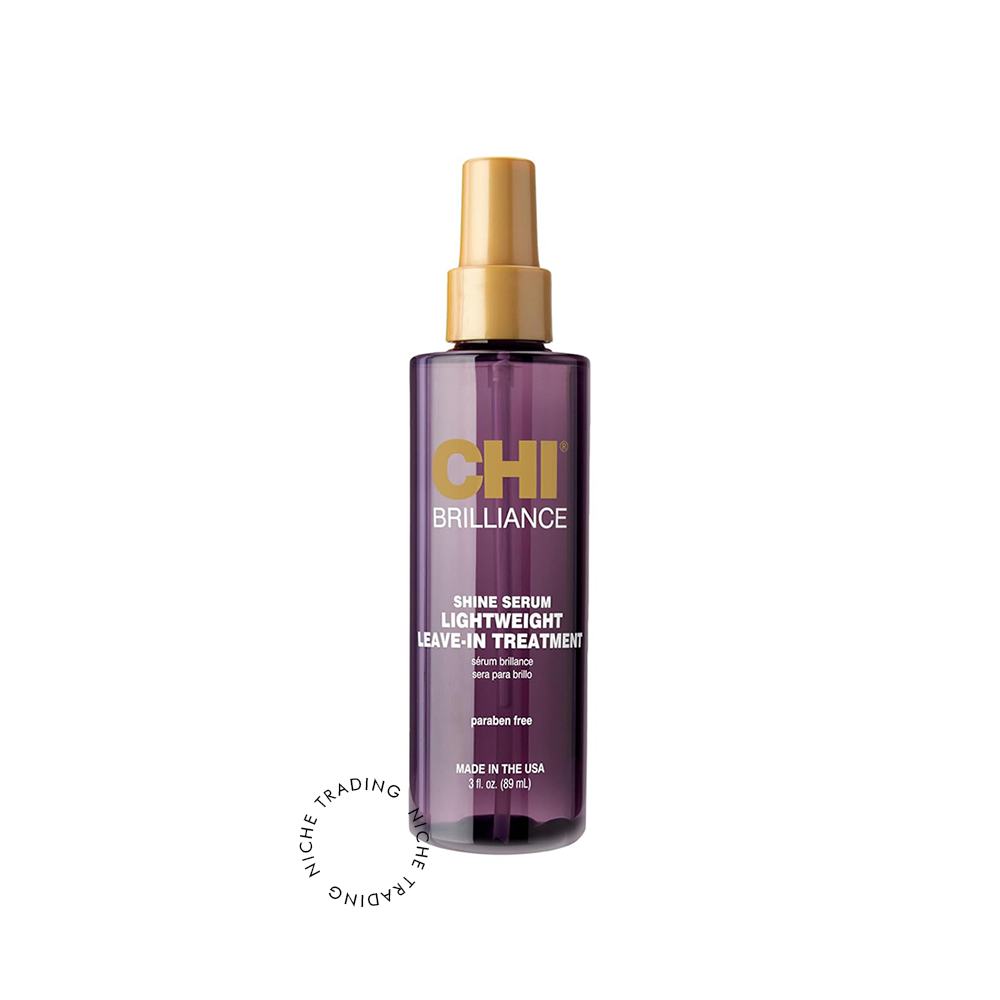 Chi Deep Brilliance Olive & Monoi Shine Serum Light Weight Leave-In Treatment 3floz