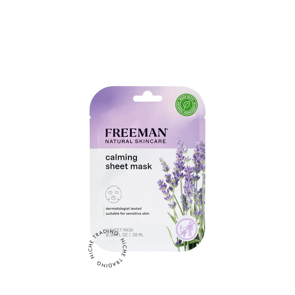 28ml Freeman Calming Sheet Mask – Gentle Skin Soother - Freeman | Niche Trading Qatar