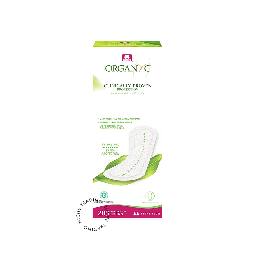 Organyc 100% Organic Cotton Panty Liners Maxi - Organyc | Niche Trading Qatar