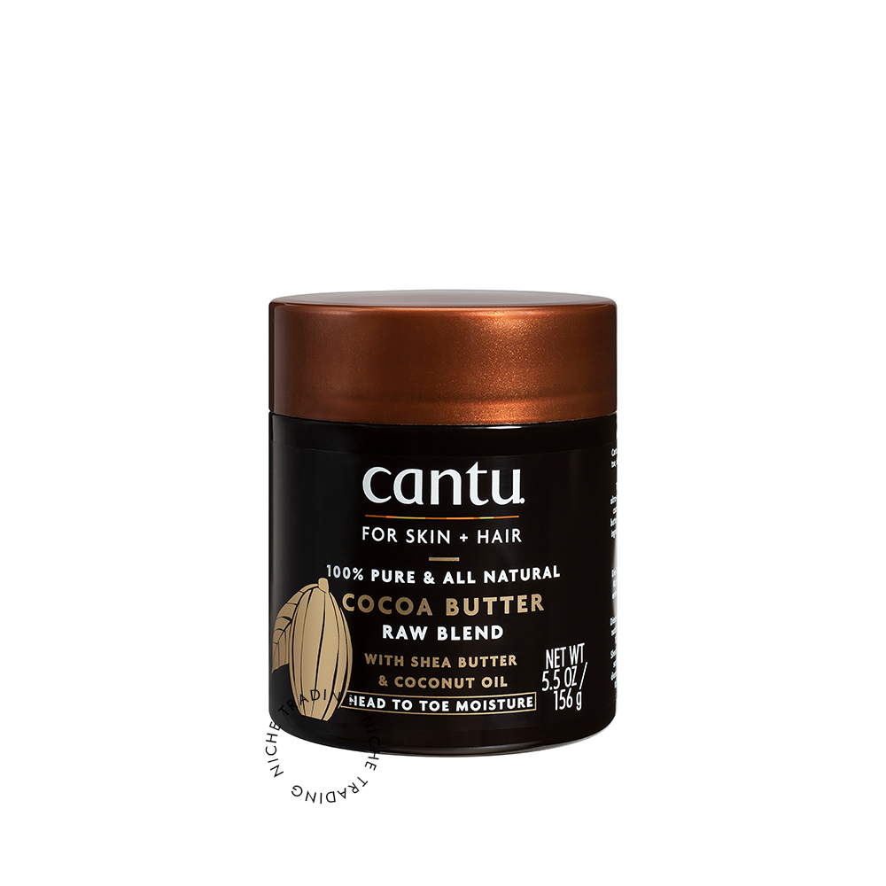 Cantu 100% Pure Cocoa Butter Raw Blend Skin + Hair Moisturizer 156 gm