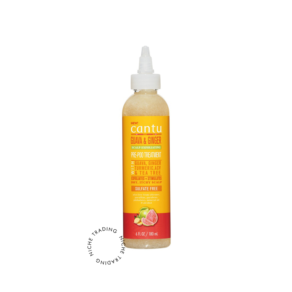 Cantu Guava & Ginger Dry Scalp Exfoliator with Turmeric 180ml - Cantu | Niche Trading Qatar