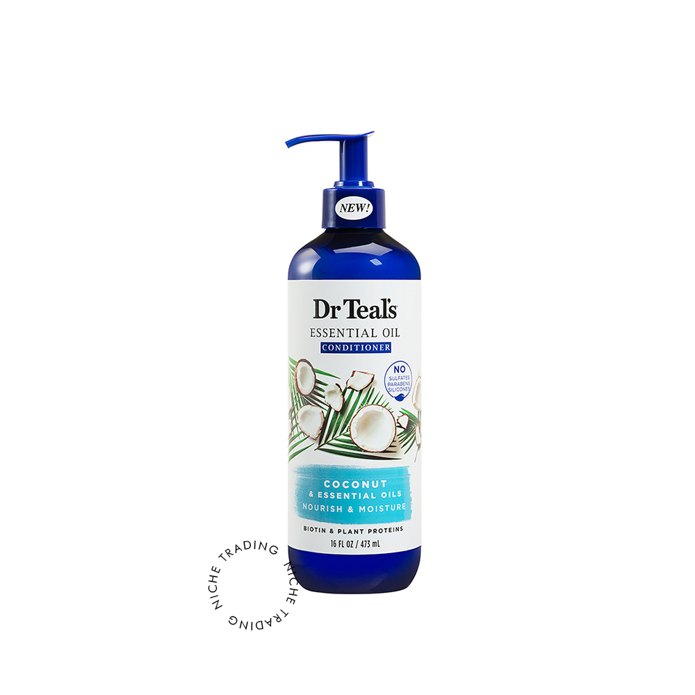 Dr Teals Coconut Nourish & Moisturize Conditioner 473ml - Dr. Teal's | Niche Trading Qatar