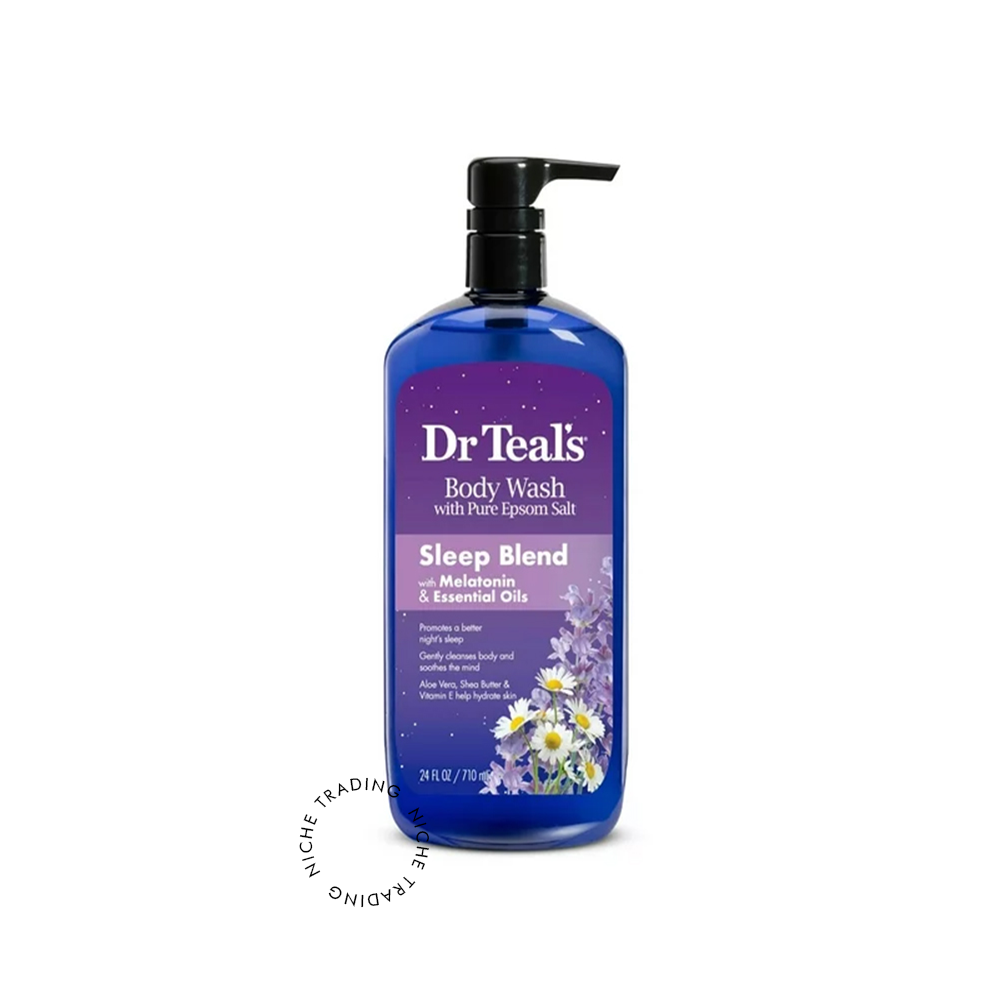 Dr Teal S Body Wash with Pure Epsom Salt Sleep Blend with Melatonin 710ml