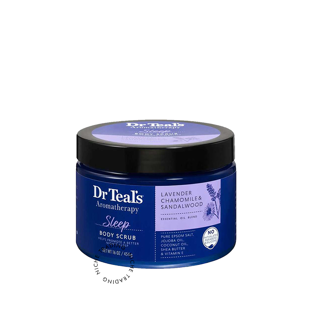 Dr Teals Aroma Sleep Body Scrub 454 Gm - Dr. Teal's | Niche Trading Qatar