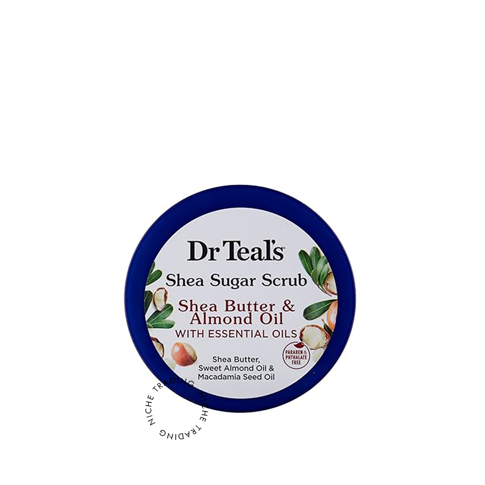 Dr Teals Shea Butter & Alomond Oil Shea Sugar Scrub 538ml