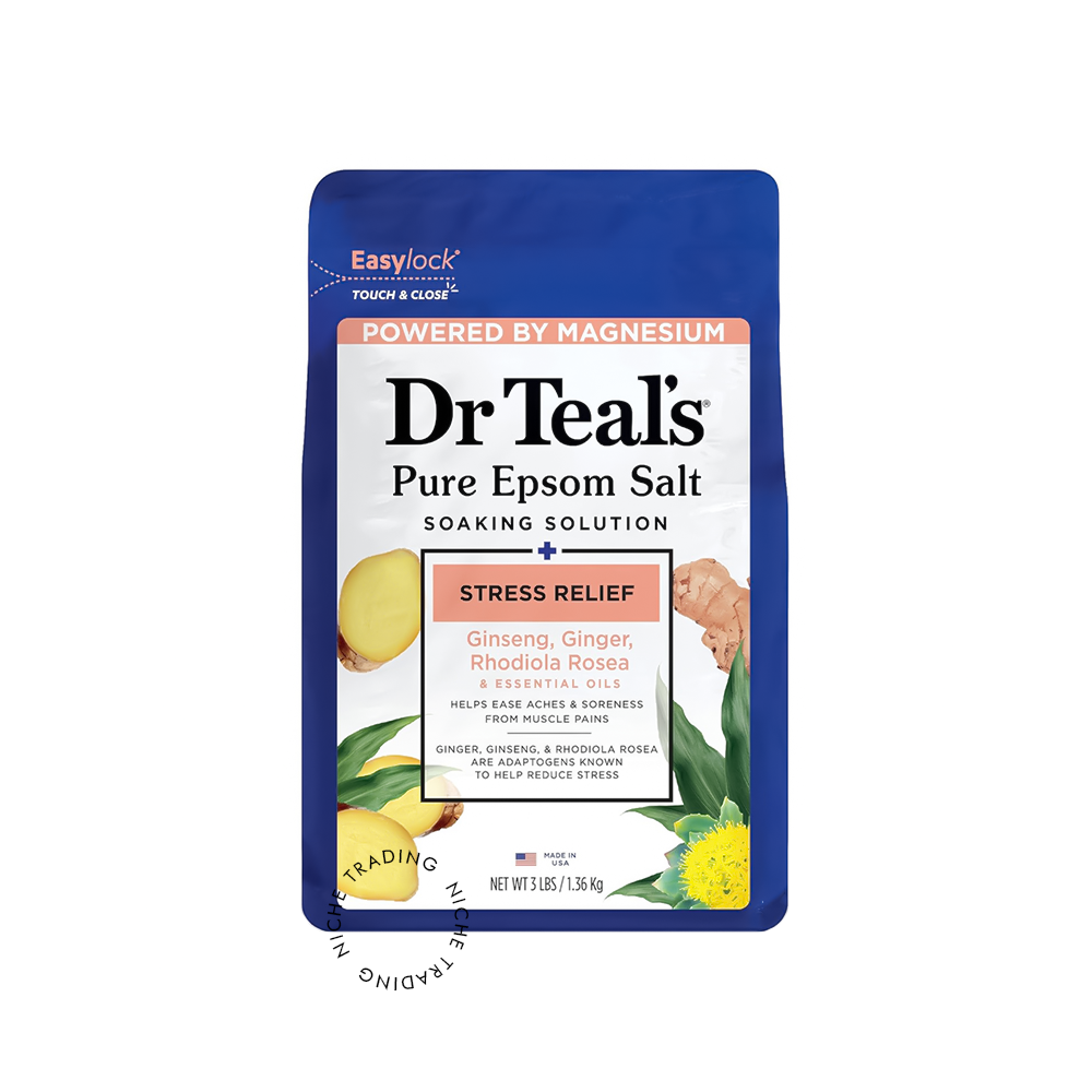 Drt Stress Relief 3lb Epsom Salt 1.36kg.. - Dr. Teal's | Niche Trading Qatar