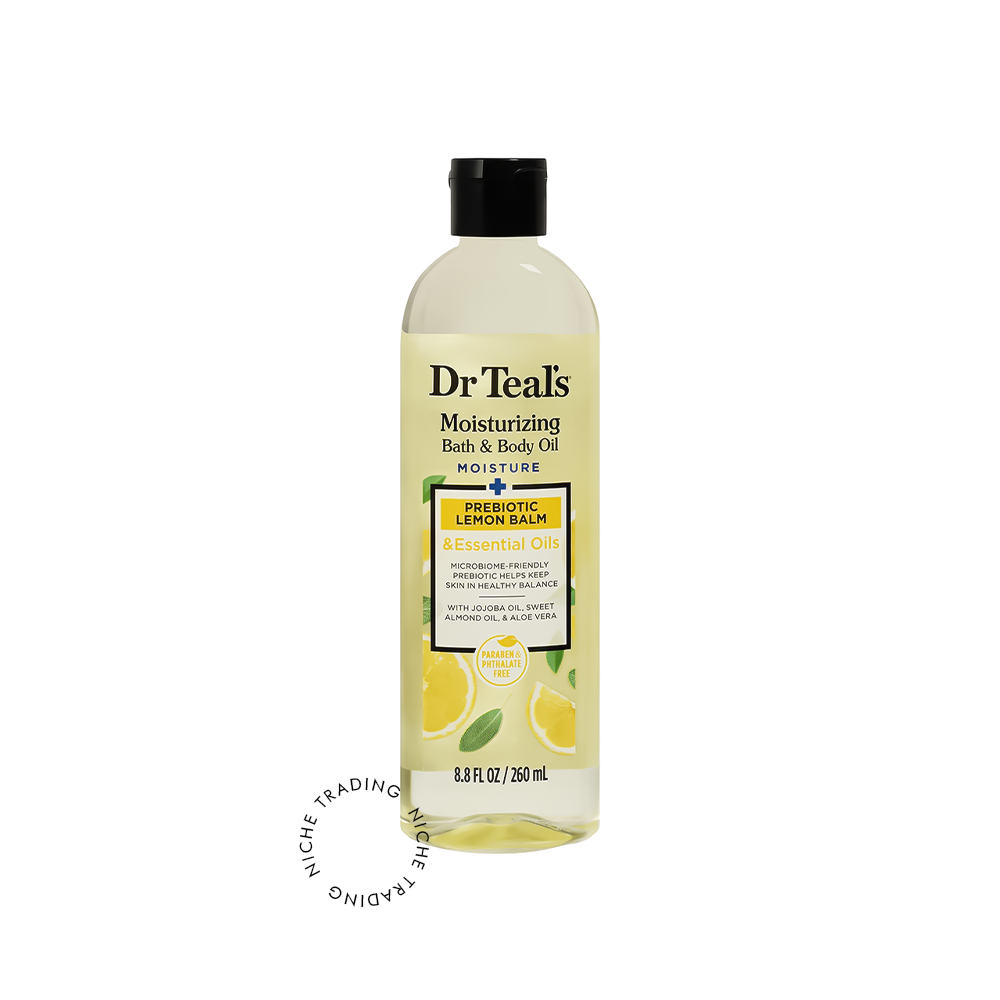 Drt Prebiotic Lemon Bath Oil 260ml.. - Dr. Teal's | Niche Trading Qatar