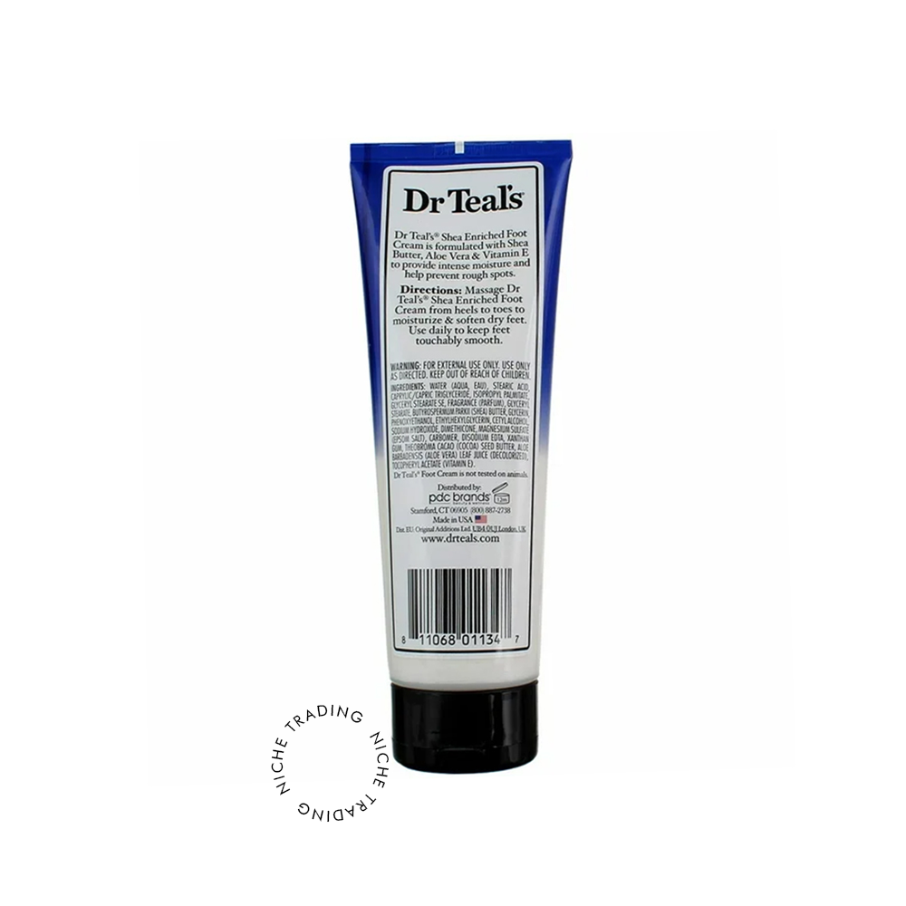 Dr Teals Foot Cream with Shea Butter & Aloe Vera & Vitamin E for Women 227 gm