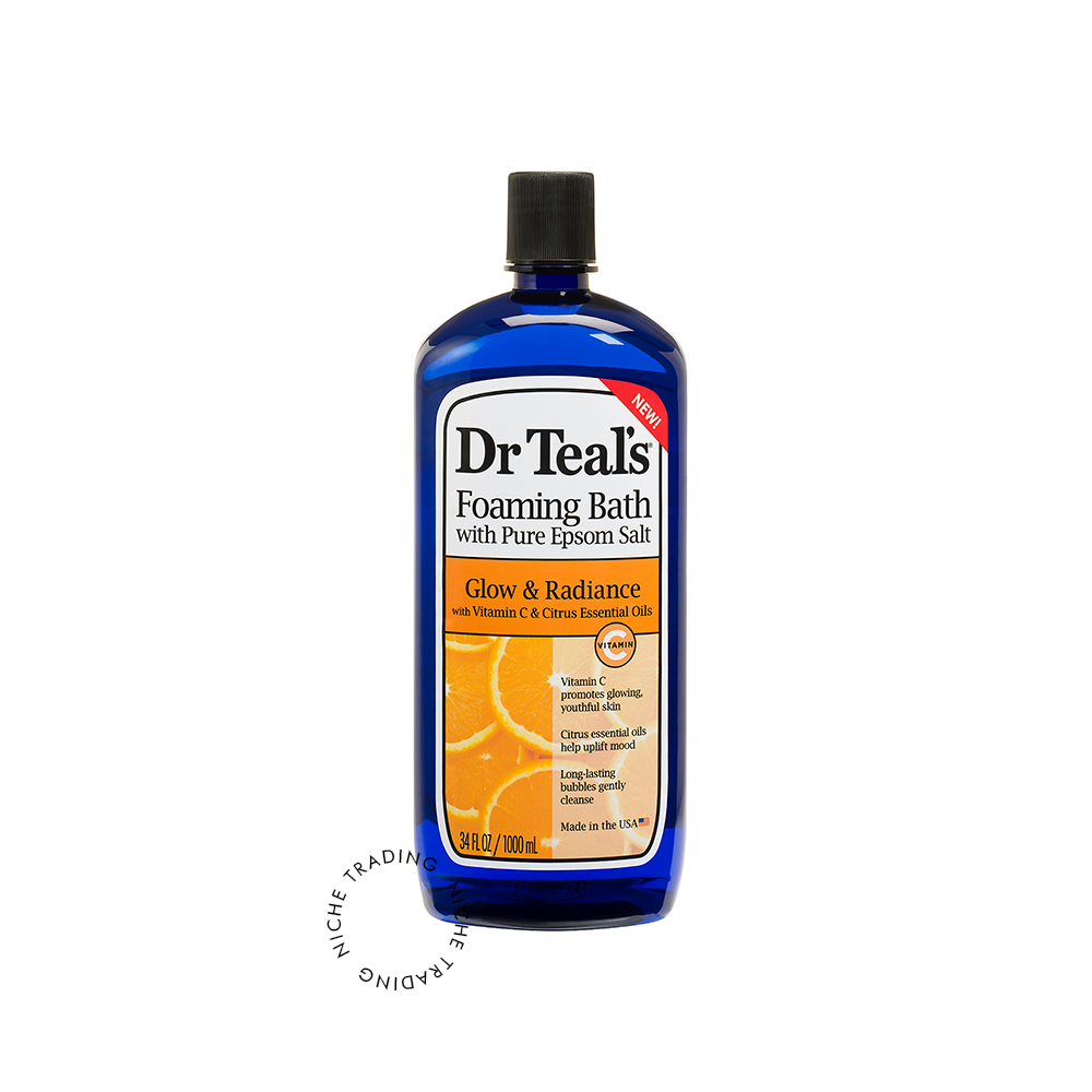 Dr Teals Dr Teals Vitamin C Foaming Bath 1000ml - Dr. Teal's | Niche Trading Qatar