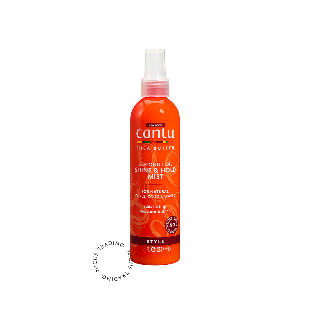 Cantu Shea Butter Coconut Milk Shine & Hold Mist 237ml - Cantu | Niche Trading Qatar