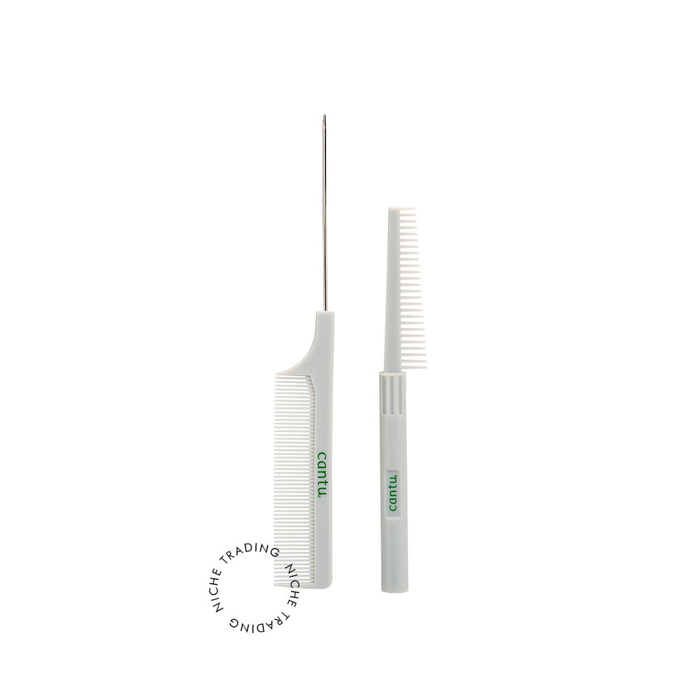 Cantu Spiral Style Part and Twist Comb 2Ct Pack