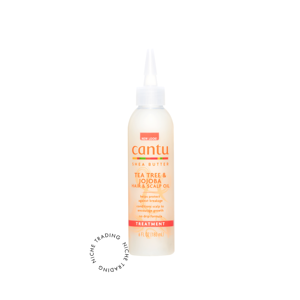 Cantu Shea Butter Tea Tree & Jojoba Hair & Scalp Oil 180ml - Cantu | Niche Trading Qatar