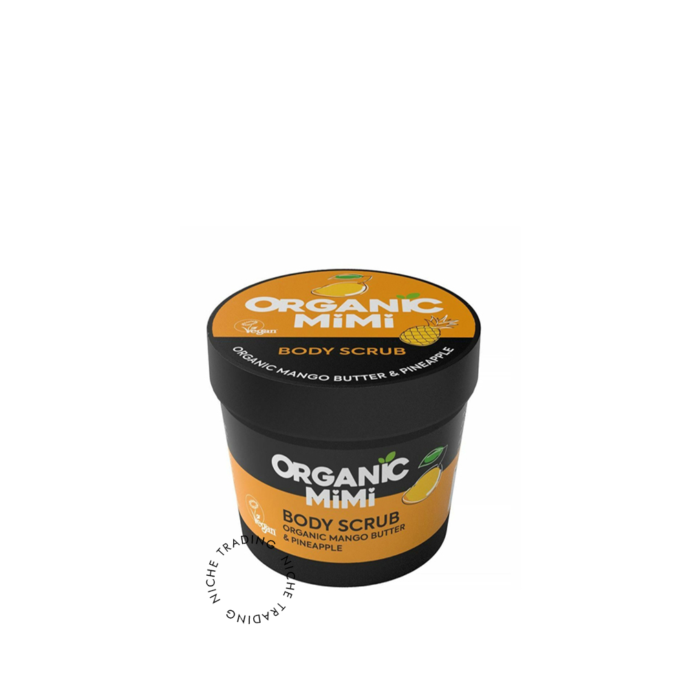 Body Scrub Mango & Pineapple, 120g - Organic Mimi | Niche Trading Qatar