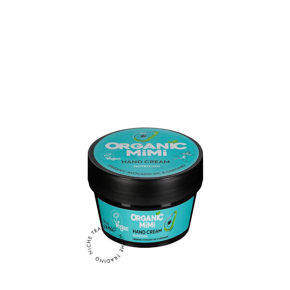 Hand Cream Nutrition Avocado & Oregano, 50ml - Organic Mimi | Niche Trading Qatar