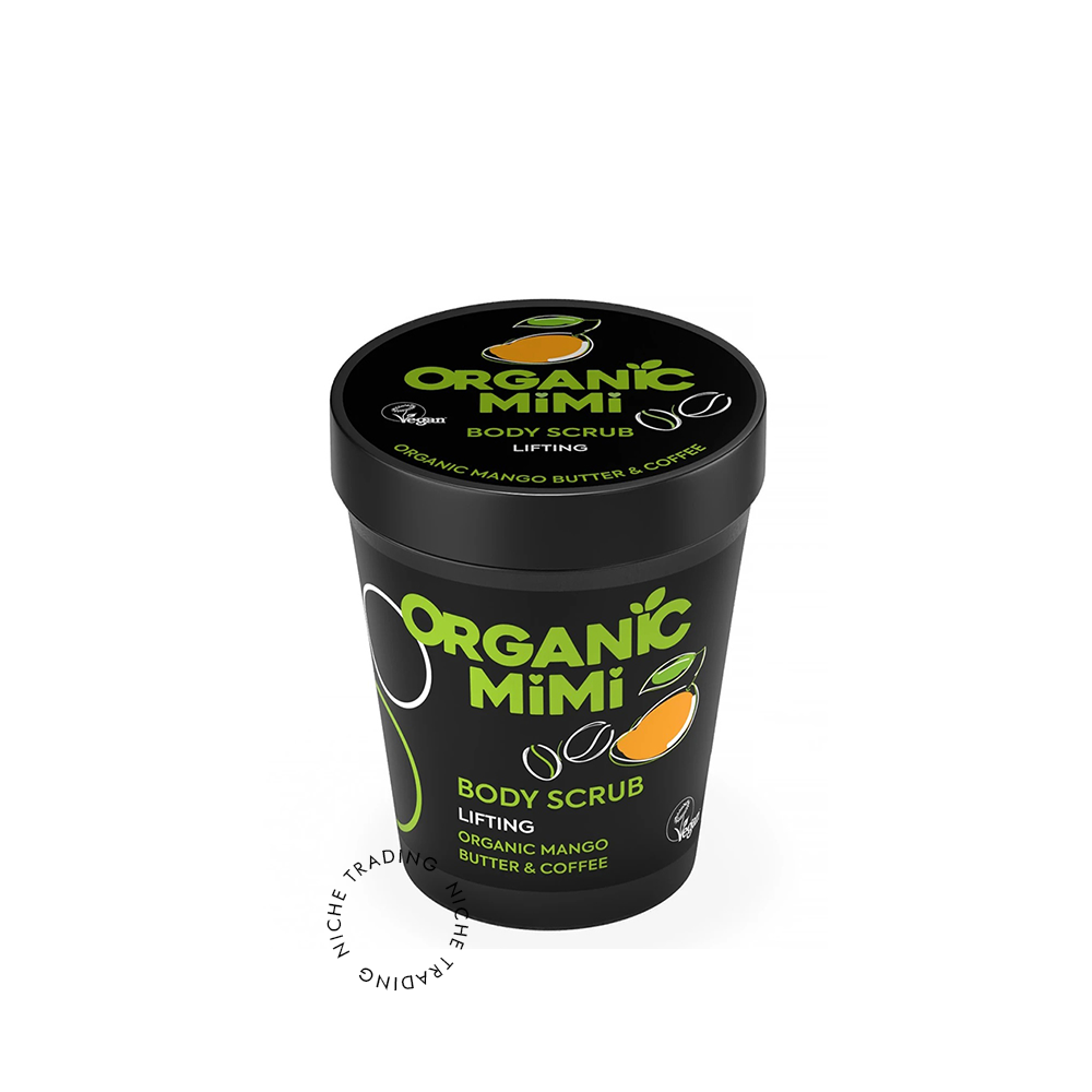 Body Scrub Lifting Mango & Coffee, 250g - Organic Mimi | Niche Trading Qatar