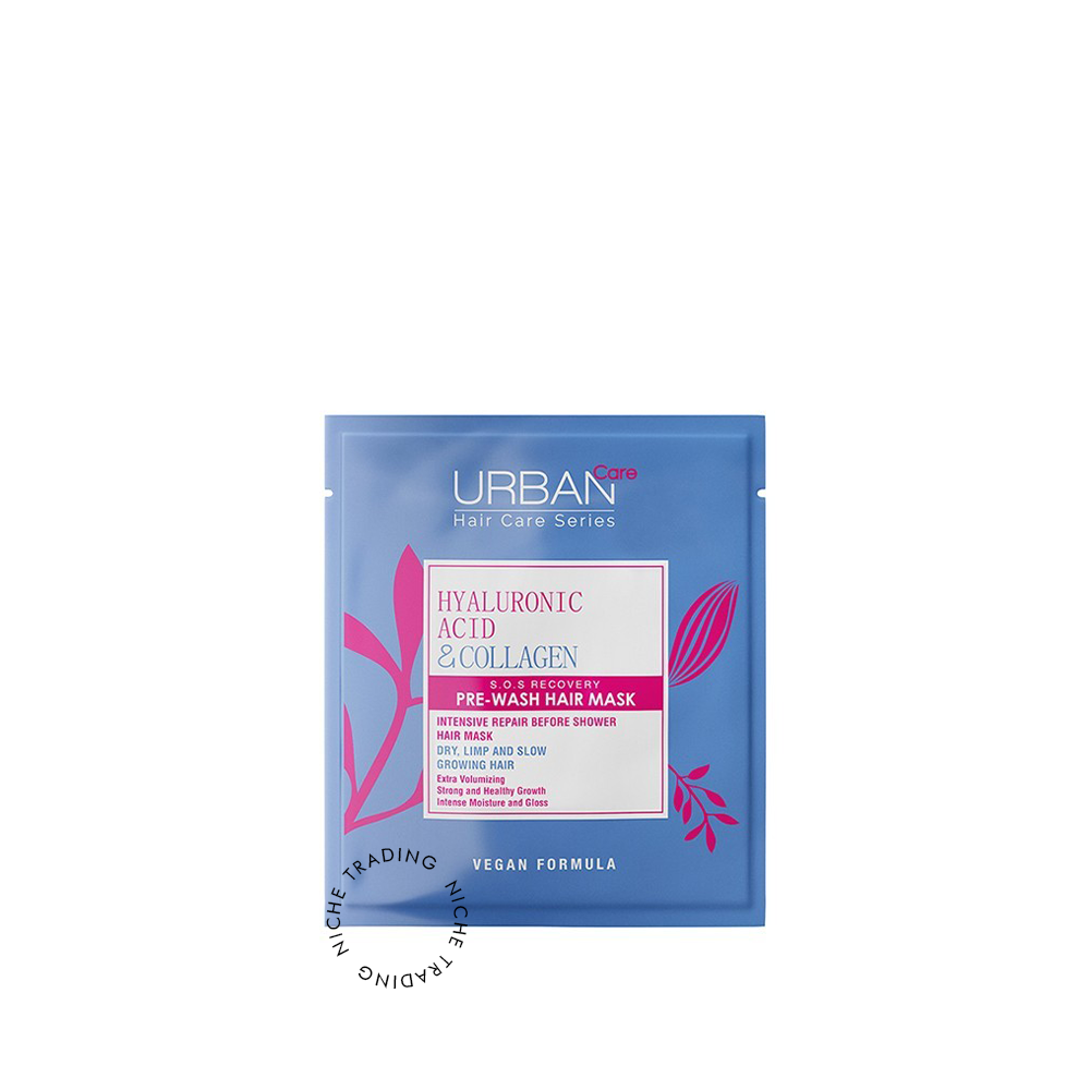 Urban Care Hyaluronic Acid & Collagen S.o.s Recovery Pre-Hair Mask - Urban Care | Niche Trading Qatar