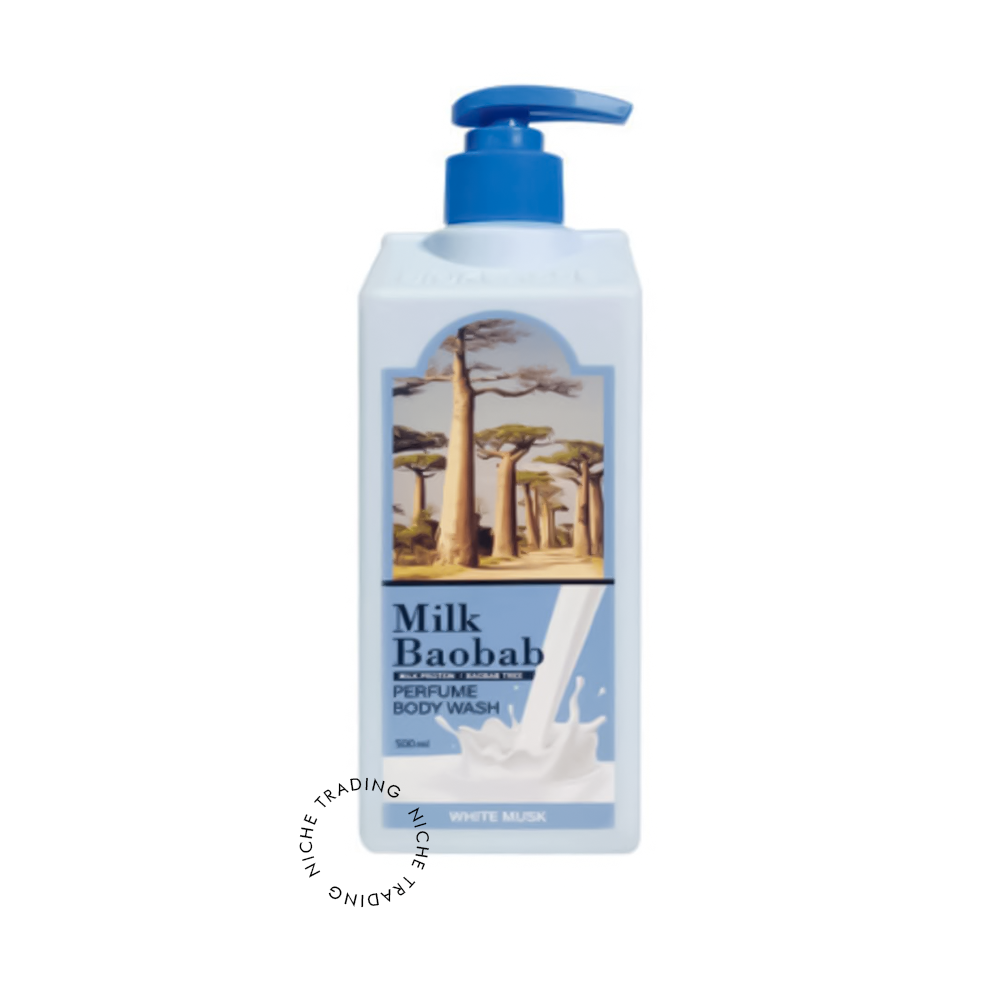 Milk Baobab Body Wash Perfume White Musk 500ml - Milk Baobab | Niche Trading Qatar